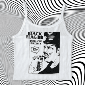 Black Flag Cropped Cami