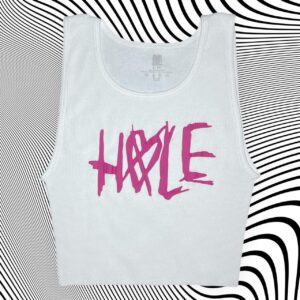 Hole X Band Unisex Cropped Tank