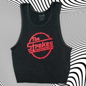 The Strokes Unisex Cropped Tank
