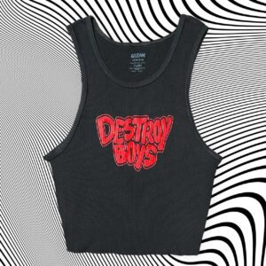 Destroy Boys Unisex Cropped Tank