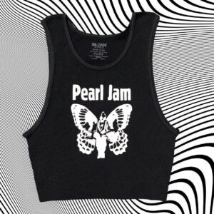 Pearl Jam Unisex Cropped Tank