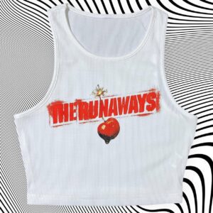 The Runaways Band Cherry Bomb Unisex Cropped Tank