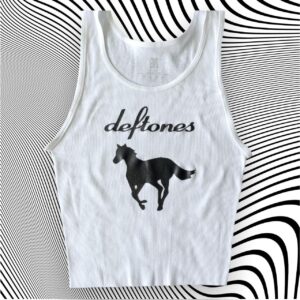 Deftones Band Unisex Cropped Tank