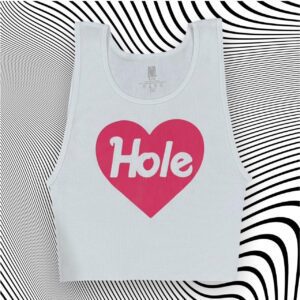 Hole Band Unisex Cropped Tank