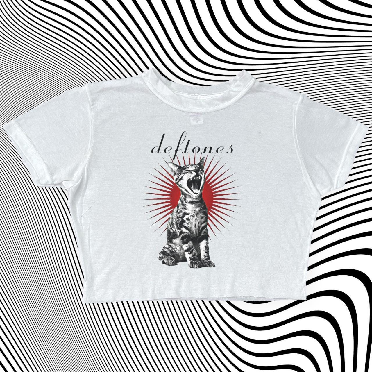 Deftones Band Cropped Tshirt