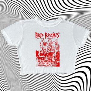 Bad Brains Band Cropped Tshirt