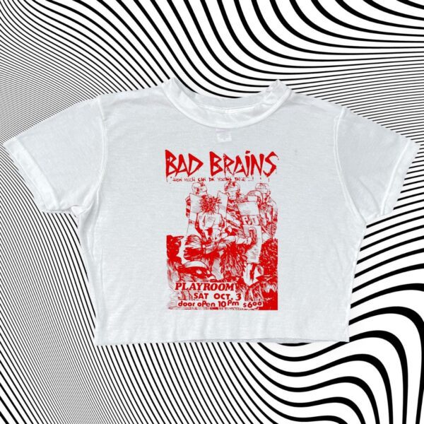 Bad Brains Band Cropped Tshirt – Grrrlworld