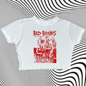 Bad Brains Band Cropped Tshirt