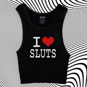 I 🖤 Slvts Unisex Cropped Tank