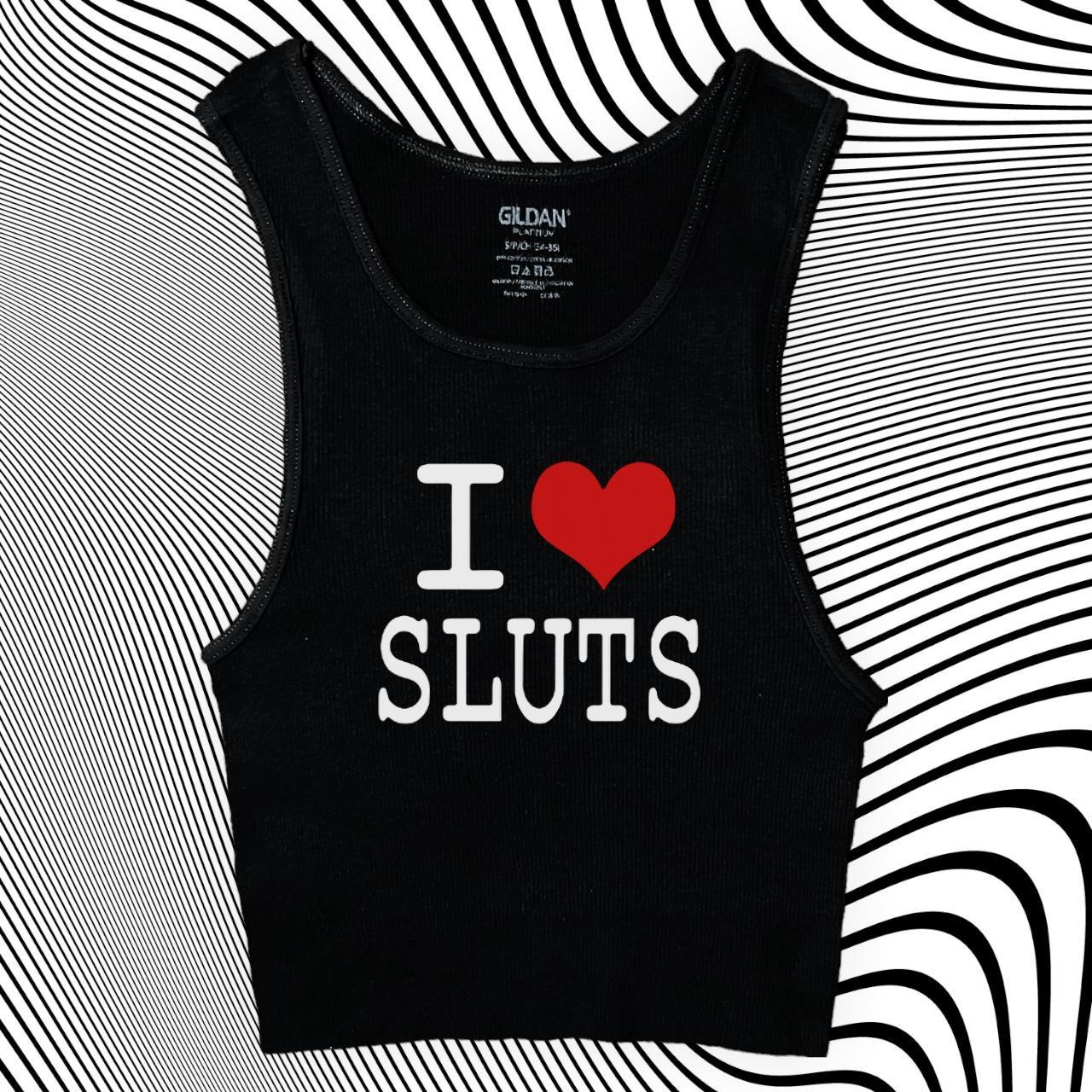 I 🖤 Slvts Unisex Cropped Tank