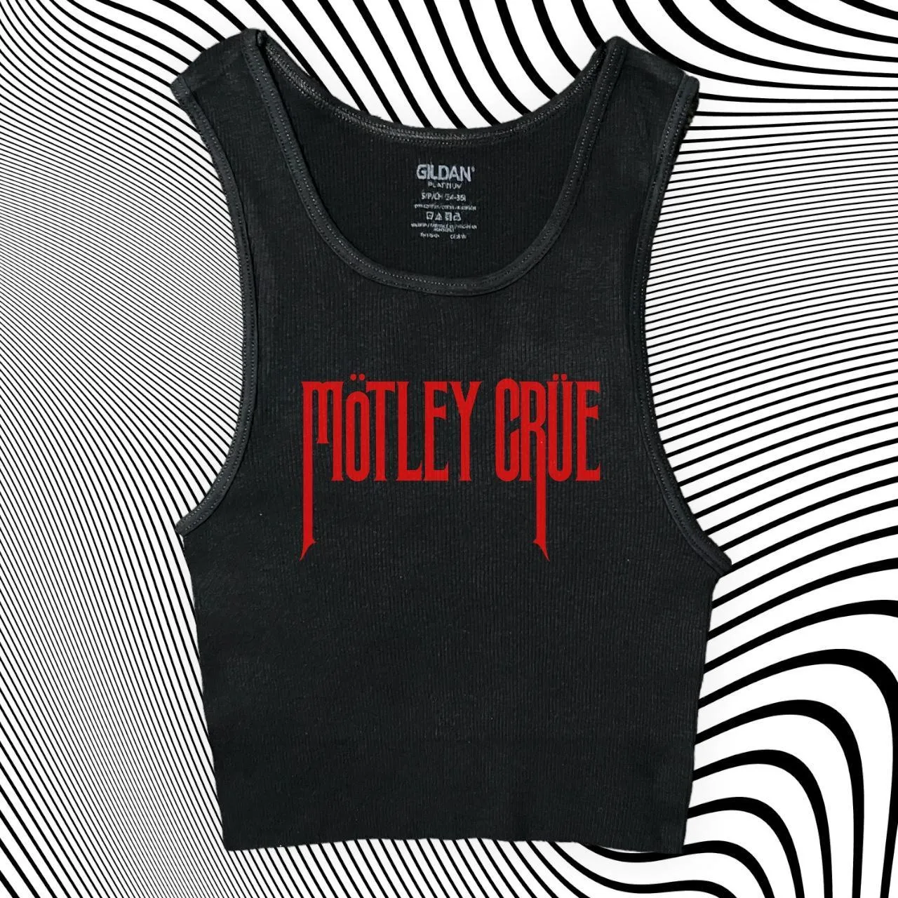 Motley Crue Band Unisex Cropped Tank