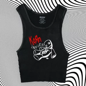 Korn Issues Band Unisex Cropped Tank
