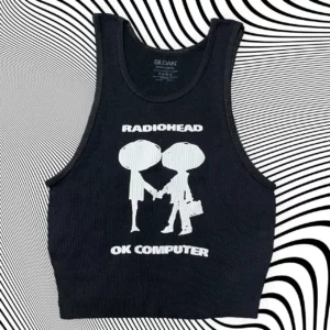 Radiohead My Computer Unisex Cropped Tank