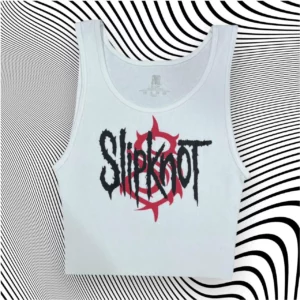 Slipknot Band Unisex Cropped Tank