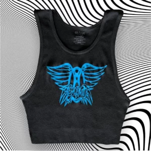 Glitter Riot Grrrl Unisex Cropped Tank