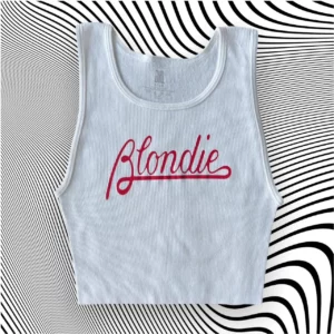 Blondie Debbie Harry Unisex Cropped Tank