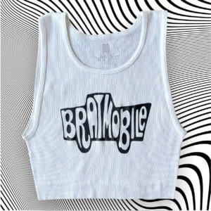 Bratmobile Band Unisex Cropped Tank