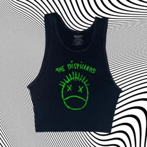The Distillers Band Unisex Cropped Tank