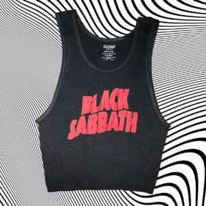 Black Sabbath Unisex Cropped Tank
