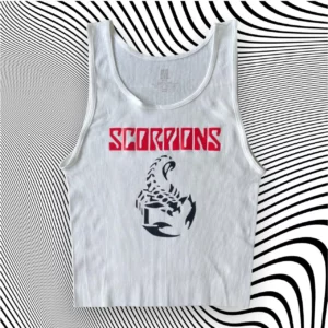 Scorpions Band Unisex Cropped Tank