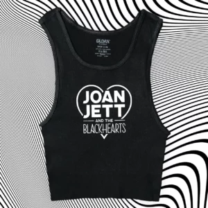 Joan Jett unisex cropped tank