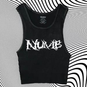Numb Unisex Cropped Tank