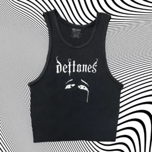 Deftones Band Unisex Cropped Tank