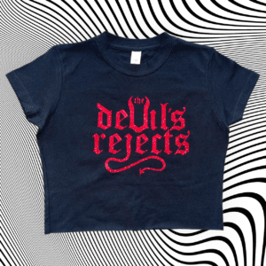 Glitter Devil’s Rejects Cropped Tshirt