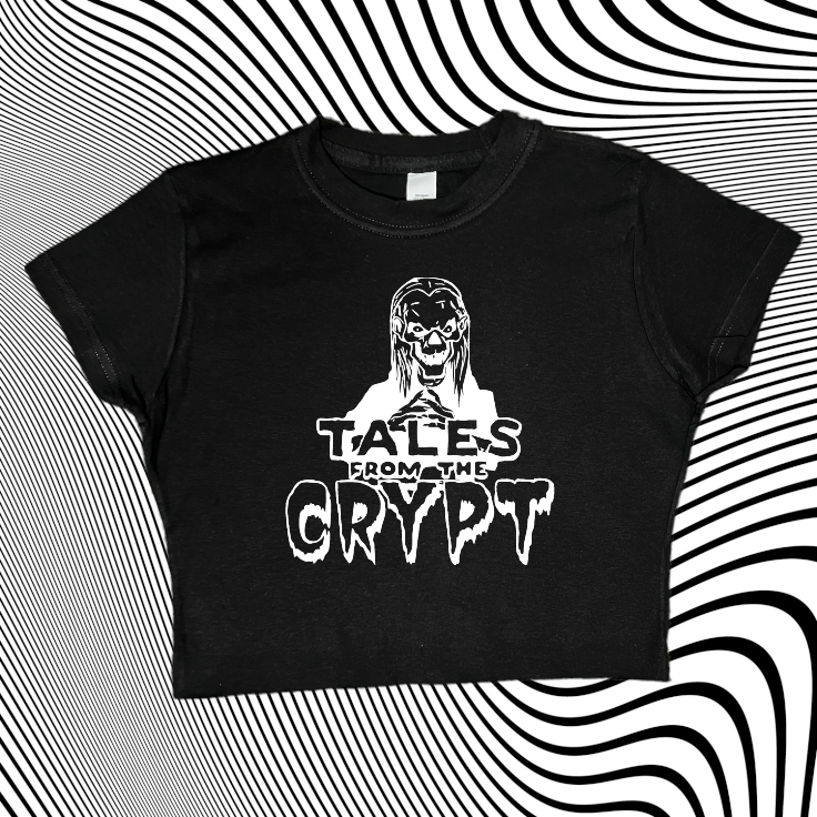 Tales from the Crypt Cropped Tshirt