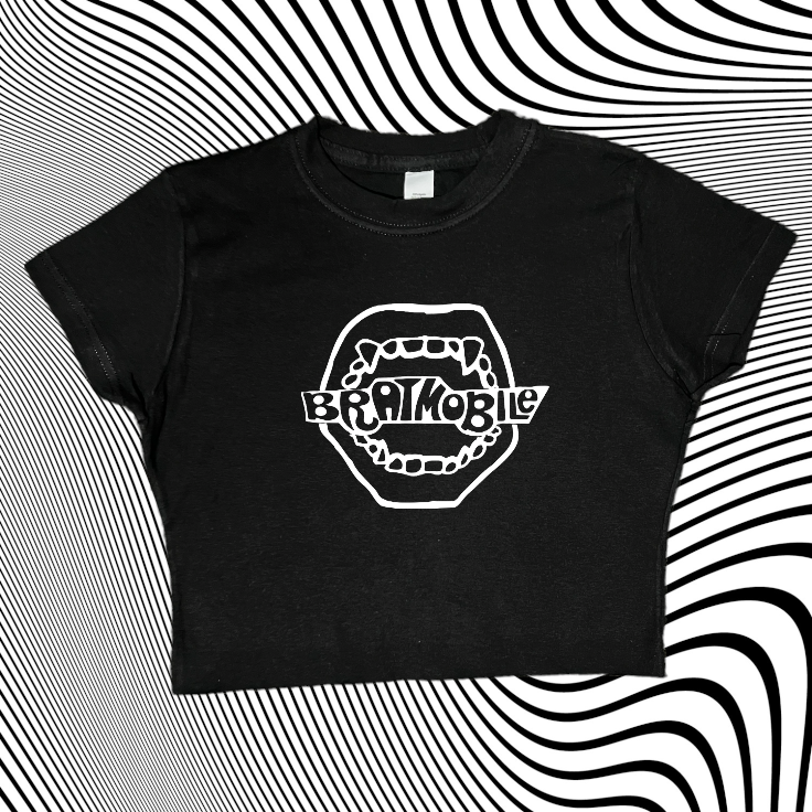 Bratmobile Cropped Tshirt