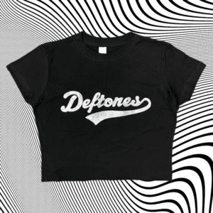 Glitter Deftones Cropped Tshirt