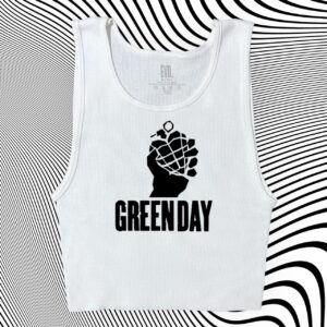 Green Day Unisex Cropped Tank