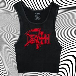 Death Unisex Cropped Tank