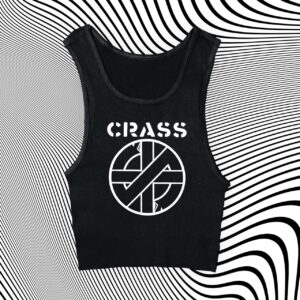Crass Unisex Cropped Tank