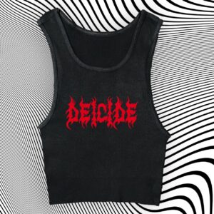 Deicide Unisex Cropped Tank