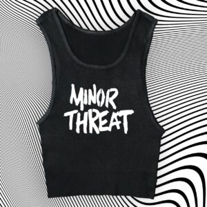 Minor Threat Unisex Cropped Tank