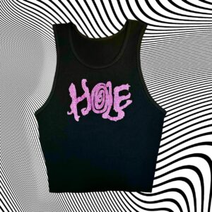 Hole Spiral Unisex Cropped Tank