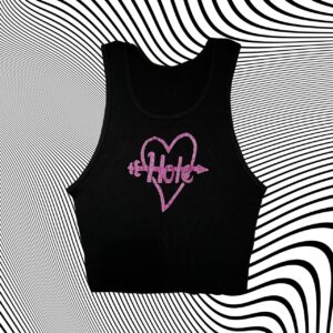 Hole Unisex Cropped Tank