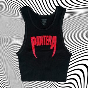 Pantera Unisex Cropped Tank